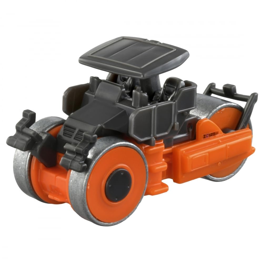 Takara Tomy Tomica No. 77 Hitachi Construction Machinery Macadam Roller ZC125M-5 (Box) Mini Car Toy Ages 3 Up