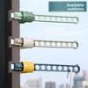 8-hole Portable Buckle Clothes Drying Rack Artifact Windowsill Balcony Hanging Clothes Drying Window Portable Travel Wardrobe
