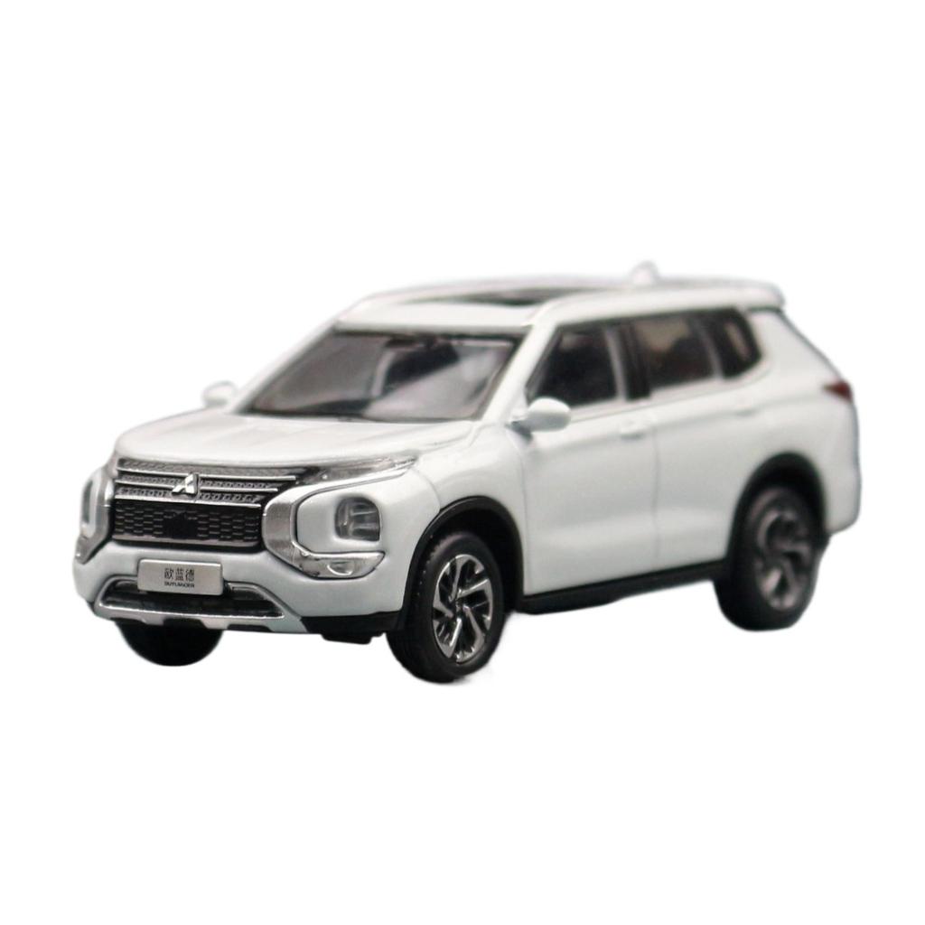 1/64 Mitsubishi Outlander SUV Sport Miniature Model 1:64 Diecast Metal Toy Car Vehicle Display Collection Free Wheels Gift Boys
