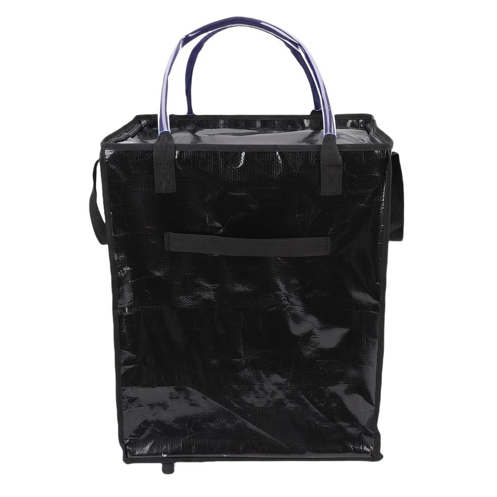 Reusable Grocery Bag On Wheels Water Proof Large Capacity Rolling Tote Bag with Reinforced Handles