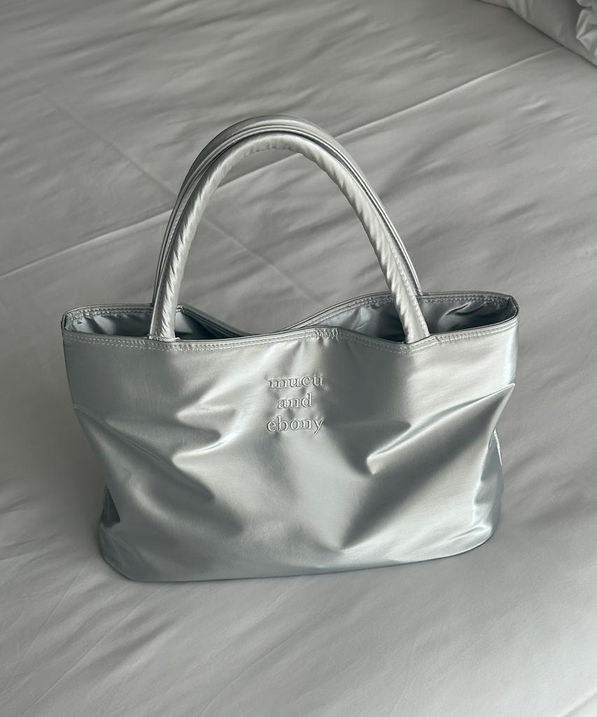 Mucu And Ebony Near Tote Bag _ Silver