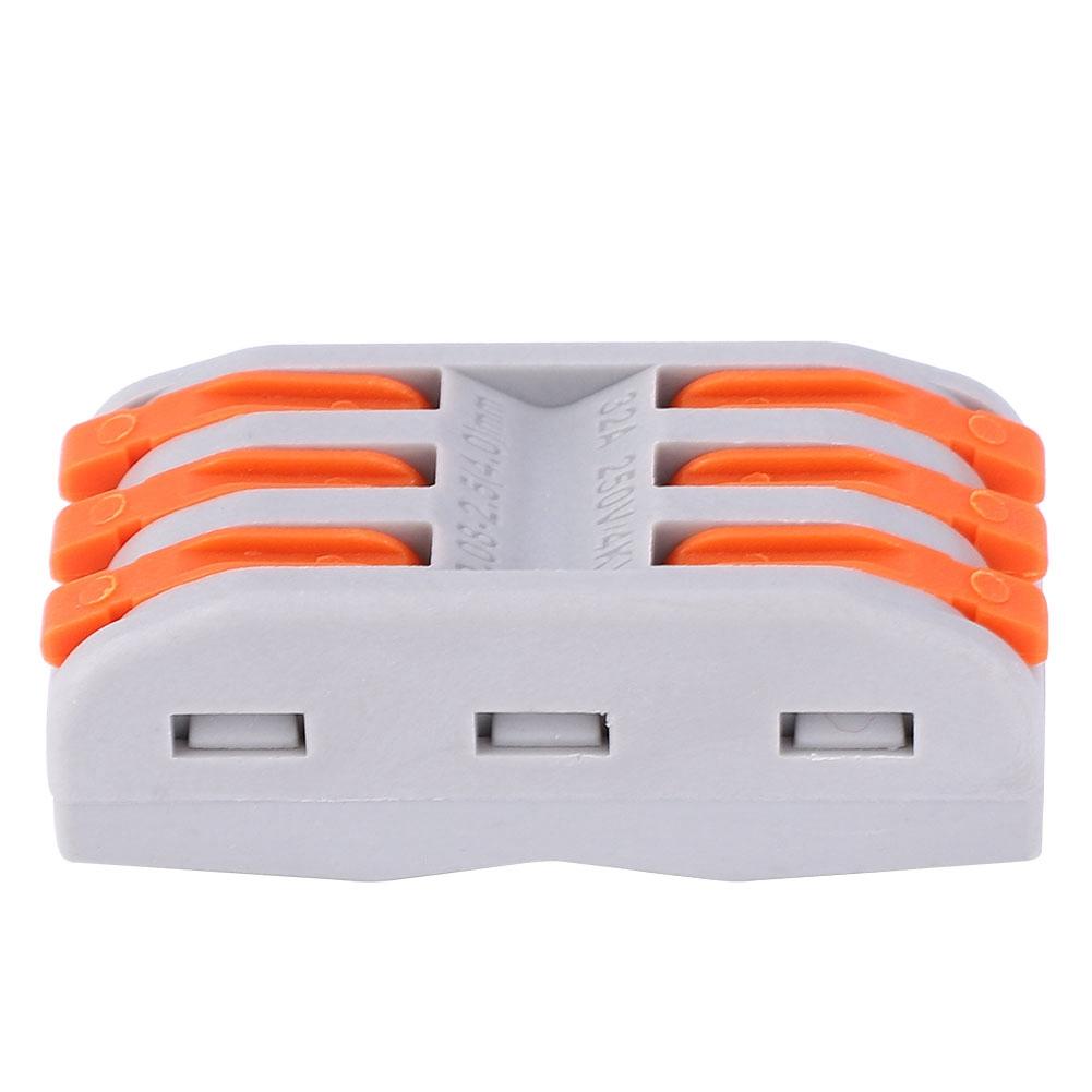 50 Buc Conductor de Cablare 11~28AWG PCT23 Portocaliu Conector Terminal de Cablare Rapidă