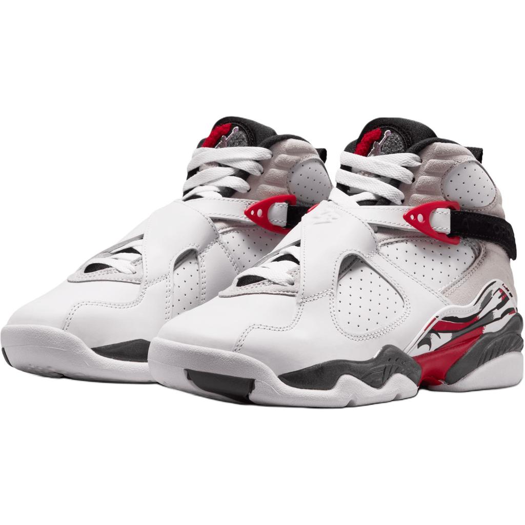 Jordan Air Jordan 8 High top Children's Basketball Shoes White Teenagers 305368-100