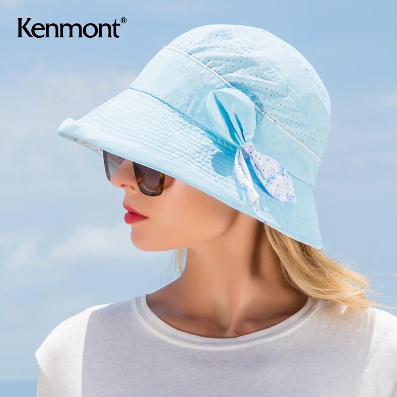 

Женская соломенная шляпа-ведро Kenmont с цветочным узором, бабочками и бантом 57.5cm