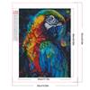 for colorful for parrot Diamond Painting Kit Round AB Drill Resin DIY