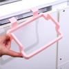 Panda Plastic Door Back Garbage Bag Rack Multi-functional Kitchen Cabinet Door Dust Cloth Hanging Rack Garbage Bag Bracket