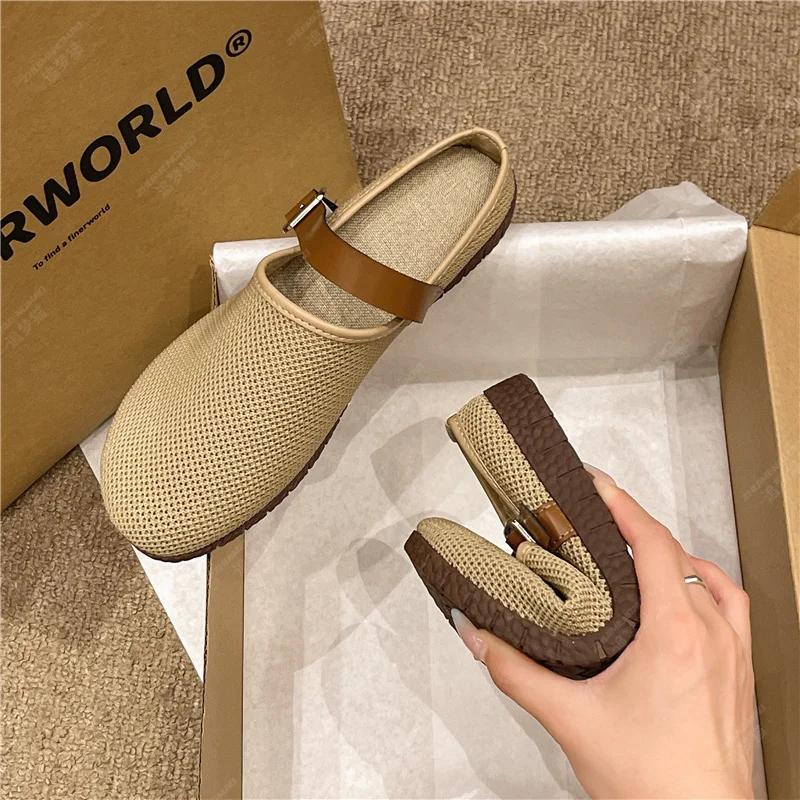 women's shoes summer 2025 cheap shoes clearance shipping fashion on-slip Net shoes Wearing outside slippers