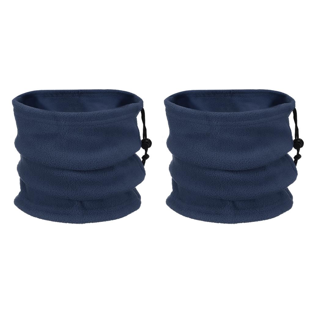2Pcs Polar Fleece Neck Tube Ear Warmer Fishing Skating Running Sport Scarf Face Mask SingleDouble Layer Camping Hiking