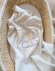 Fleece-Decke für Babys - Carlo - Teddybär mit Sternen, Creme