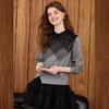 Women's Color-Block Mesh Patchwork Sweatshirt