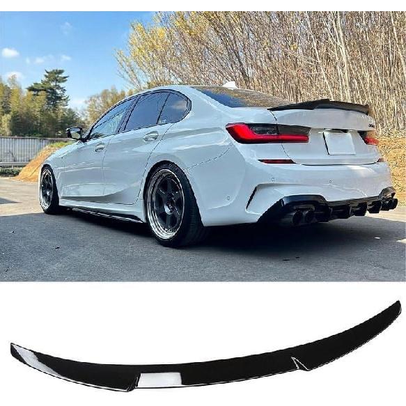 

Rear Trunk Spoiler Wing for BMW 3-Series G20 330i M340i G80 M3 2019-2024 M4,Accessories for BMW, 1 Year Warranty (Gloss Black) Gloss Black