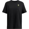Under Armour Loose Fit Training Short Sleeve Drop Shoulder T-Shirt Women Tops Black 1386852-001