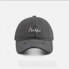 Distressed Perforated Duckbill Cap Cotton Baseball Cap Embroidery Adjustable Deep Fit Baseball Cap For Big Head Daily Hiking