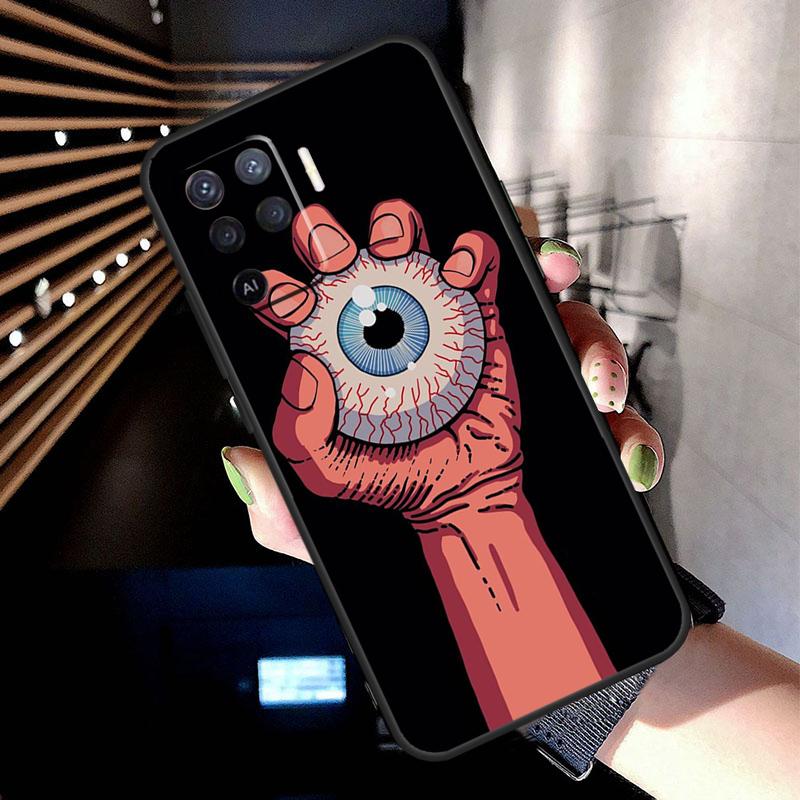 Monster Eye Hand Case For Oppo A5 Pro A15 A17 A57 A77 A18 A38 A58 A78 A98 A94 A74 A54 A16 A76 A96 A40 A60 A80