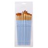 12Pcs Fine Detail Paint Brush Set Double Color Hair Paintbrushes  Drawing Kits