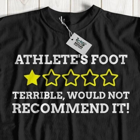 Unisex Funny Athletes Foot T-Shirt Tinea Pedis Or Ringworm Of The Foot Infection S