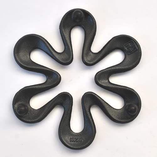 Ichikudo Nanbu Ironware Teapot with Trivet Rikka Black -Rikka-