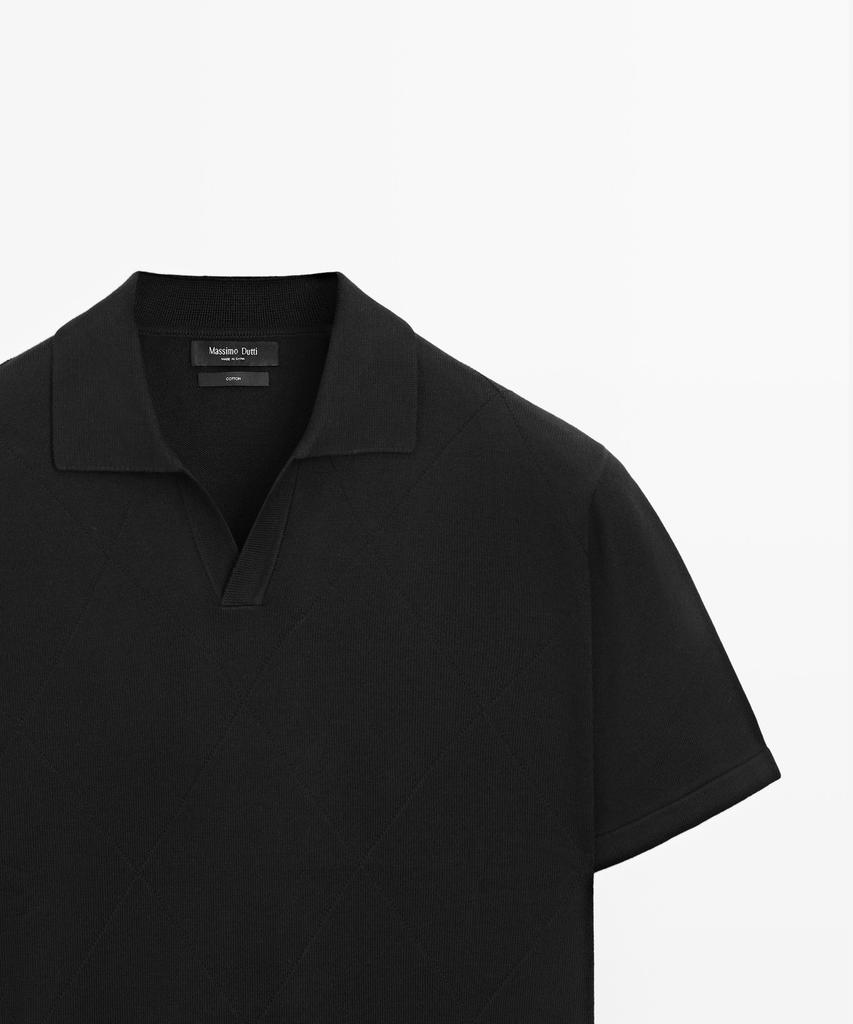 Masimodutti 100% Cotton Short Sleeve Polo Shirt