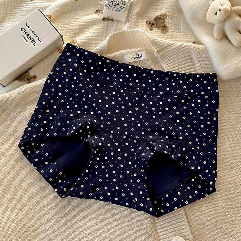 Women's Spring Cotton 10A Antibacterial Extended Crotch Breathable Hip Briefs