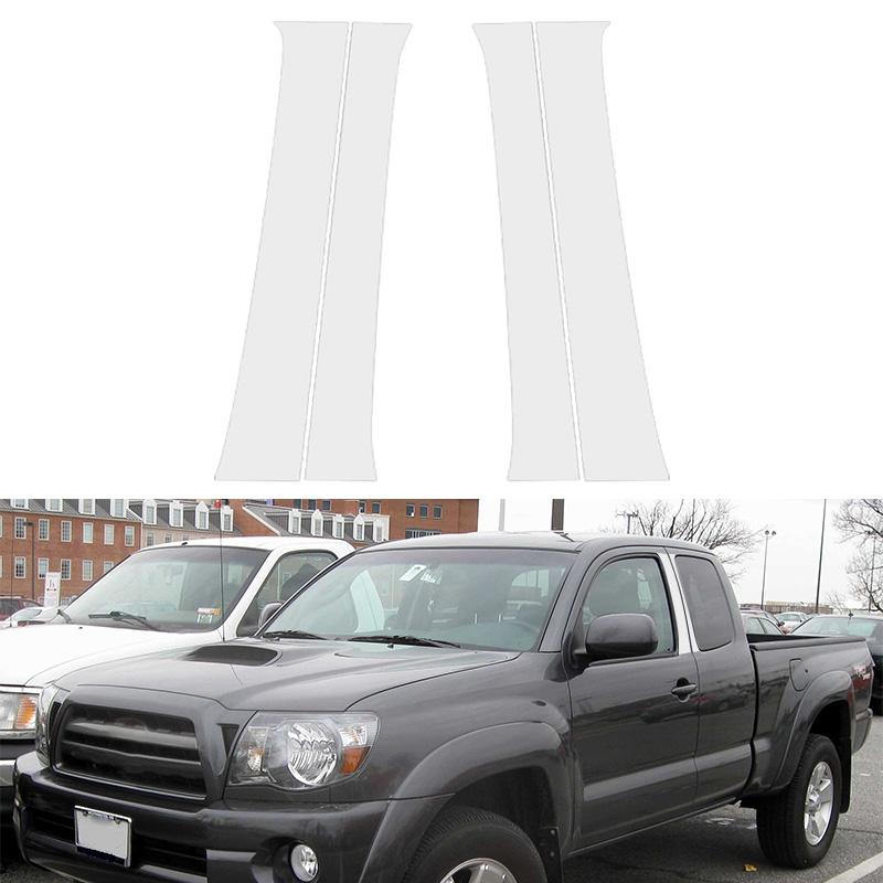 4ks Sloupek dveří do auta BC Pillar Post Krycí lišta pro Toyota Tacoma 2005-2015 Příslušenství k dekoračním sloupkům dveří do auta
