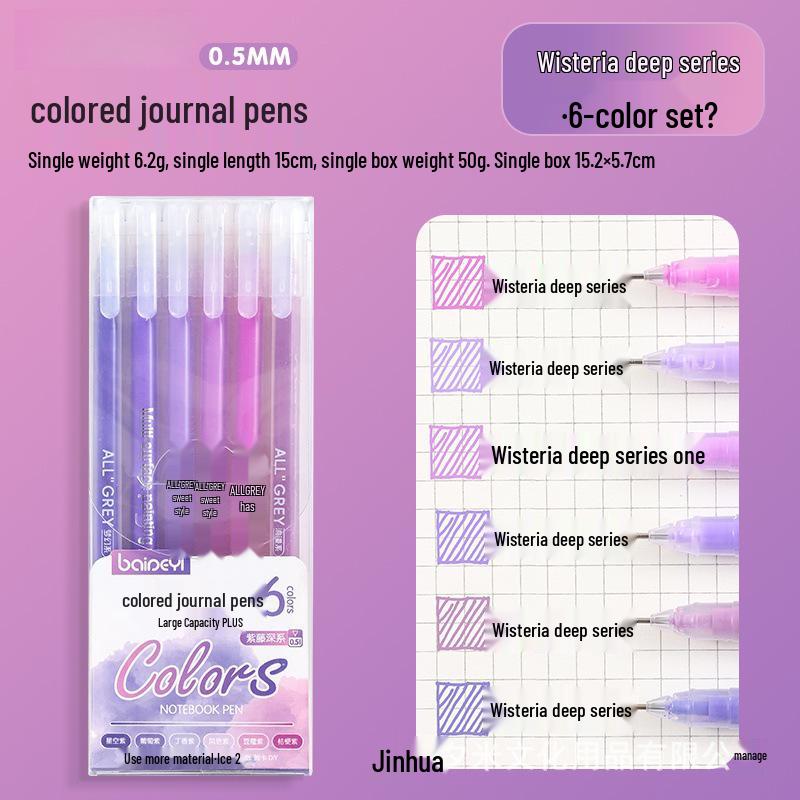 Colorful Acrylic Neutral Pen: Kids' Graffiti, Student Planner, Highlight Marker