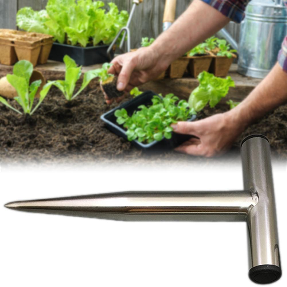 Hand Dibber Bulb Planter Tool Multipurpose Gardening Tool For Flowers Tomatoes, Cucumbers