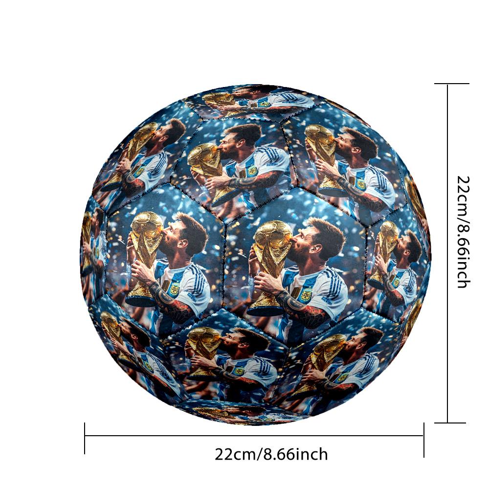 Messi 10 Number Argentina World Cup Champions Size 5 Soccer Ball Machinestitched Indooroutdoor Training And Matches Ideal For Soccer Enthusiasts