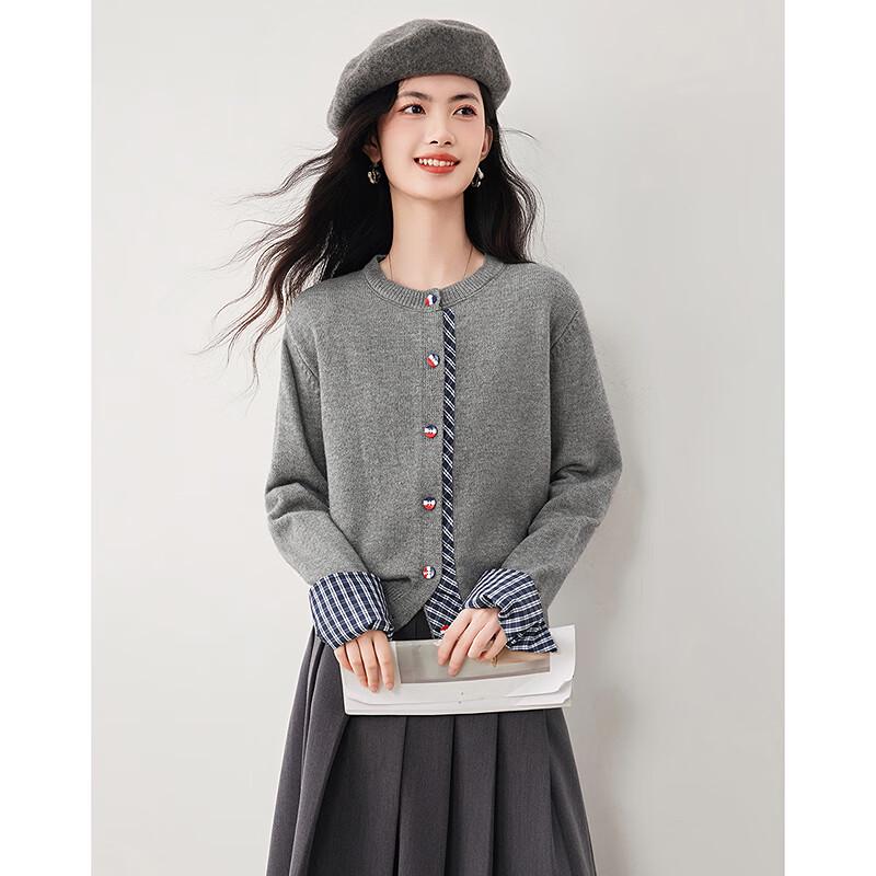 Elegant Long Sleeve Knit Cardigan