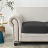 Sofa Seat Cover, Velvet, Black 50-65Cm