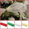 10Yards*26CM Xmas Tree Ribbon Colorful Christmas Tree Gauze Mesh Tulle Roll   Christmas Tree Decor