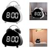 Electronic LED Alarm Clock Home Decor Time Precision, Loud Bell, Double Bell Tabletop Clock for Office Heavy Sleepers Dormitory