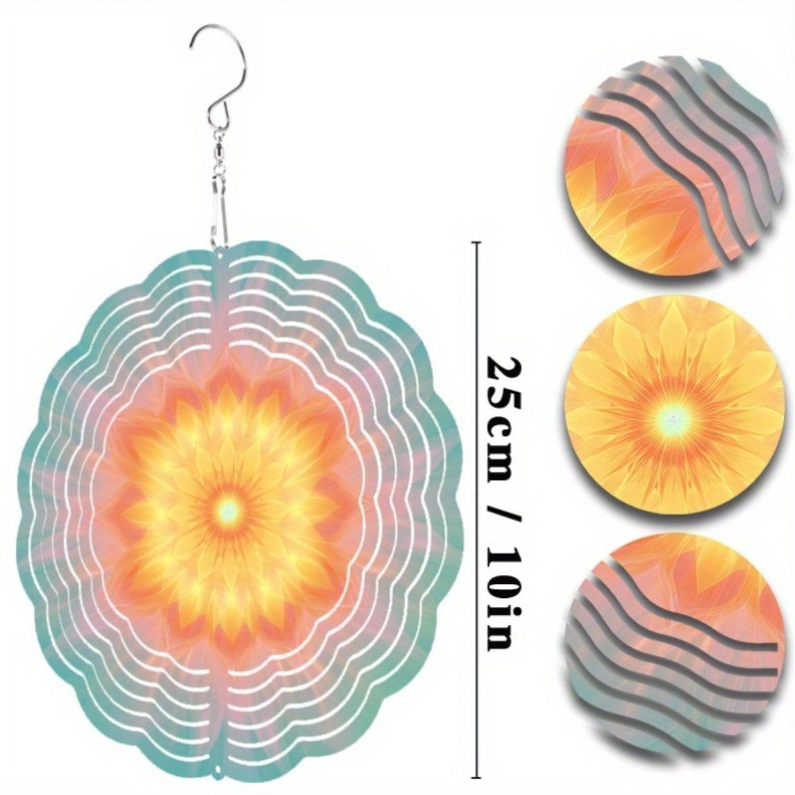 

1pc 10-Inch Hanging Wind Chime with 360° Hook, Creative Wind Chime Design, Suitable for Spring And Summer Lawns 01A