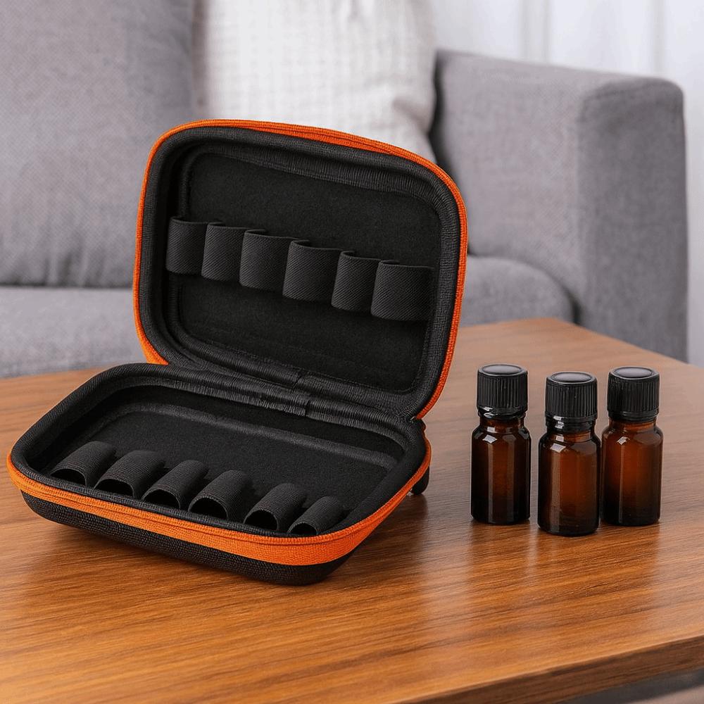 Shockproof Essential Oil Storage Bag 12 Slots Perfume Box Essential Oils Container Travel