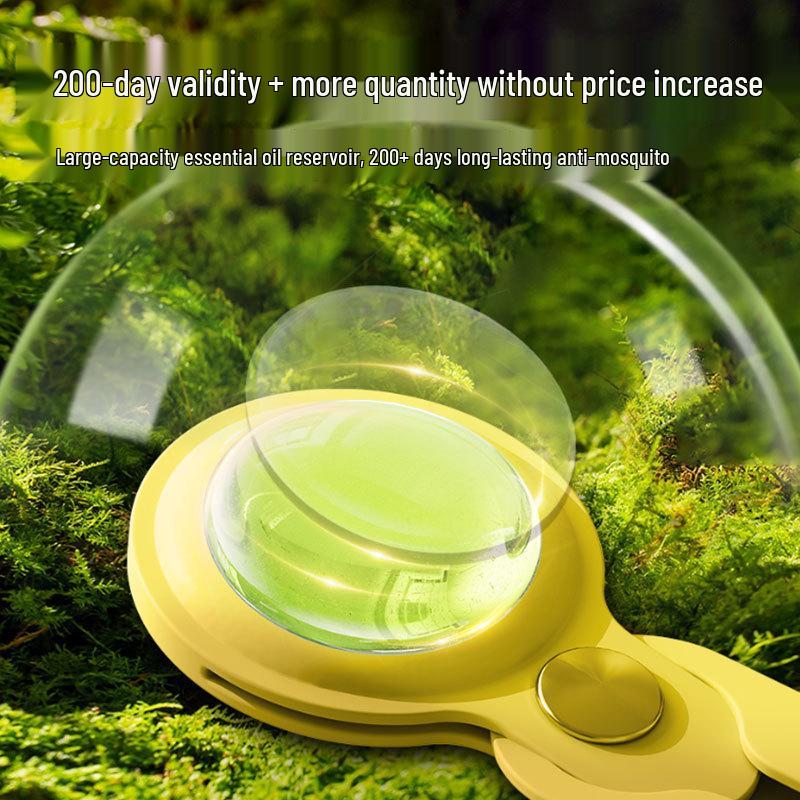 Portable Silicone Anti-Mosquito Pendant with Long-Lasting Plant Essential Oil for Outdoor Sports