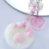 Sea Theme Cat Claw Phone Charm Y2K Star Bead Phone Keychain Sweet Cat Claw Pendant  Earphone