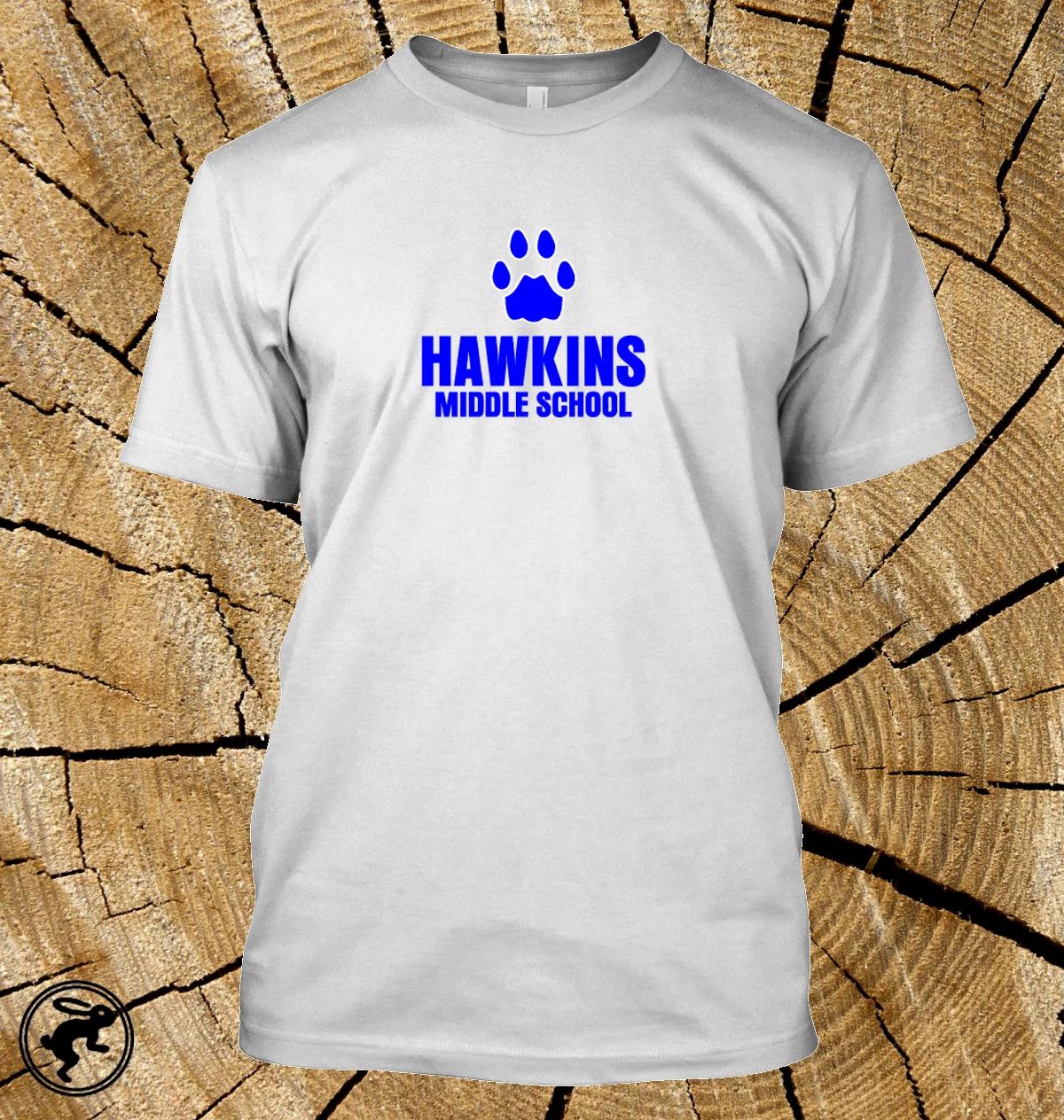 Stranger Things Hawkins Middle School T Shirt TV Show Tee XXXL