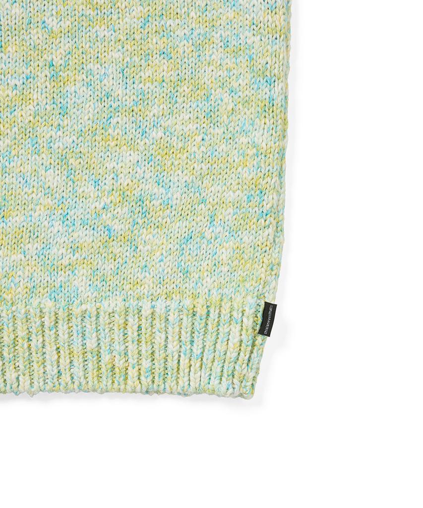 Thisisneverthat Rainbow Knit Cardigan Blue