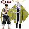 Demon Kimetsu Slayer No Yaiba Himejima Gyomei Cosplay Costume Kimono Uniforms