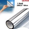 60x200cm One Way Mirror Window Film Reflective Home Privacy Solar Tint Foil Glass Sticker Heat Insulation Anti UV For Office