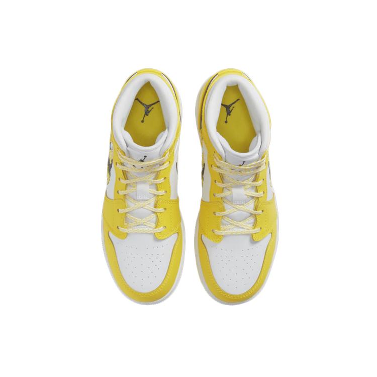 Jordan 1 Mid Dynamic Yellow Floral GS AV5174-700