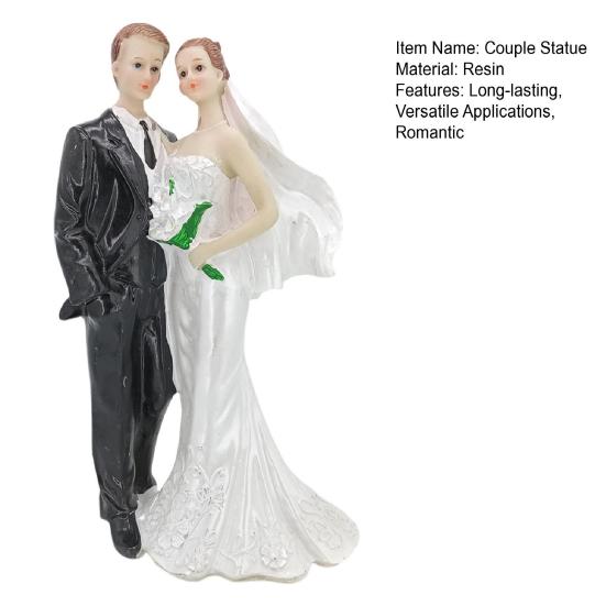 Couple Statue Wedding Cake Topper Resin Bride And Groom Figurine