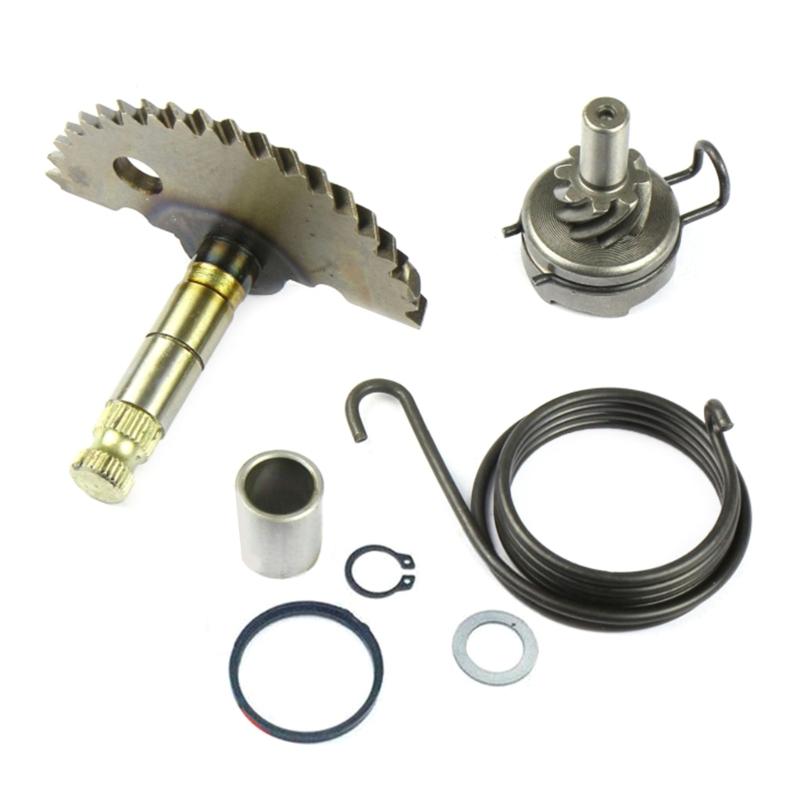 Replacement Kickstarter Gear Assembly ATV Accessories Complete Gear Shaft Spring for GY6 50CC 80CC