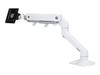 Ergotron HX Arm Desk Mount HD simple Support de table pour écran 38,1 cm (15) - 124,5 cm (49) blanc rotatif, réglable