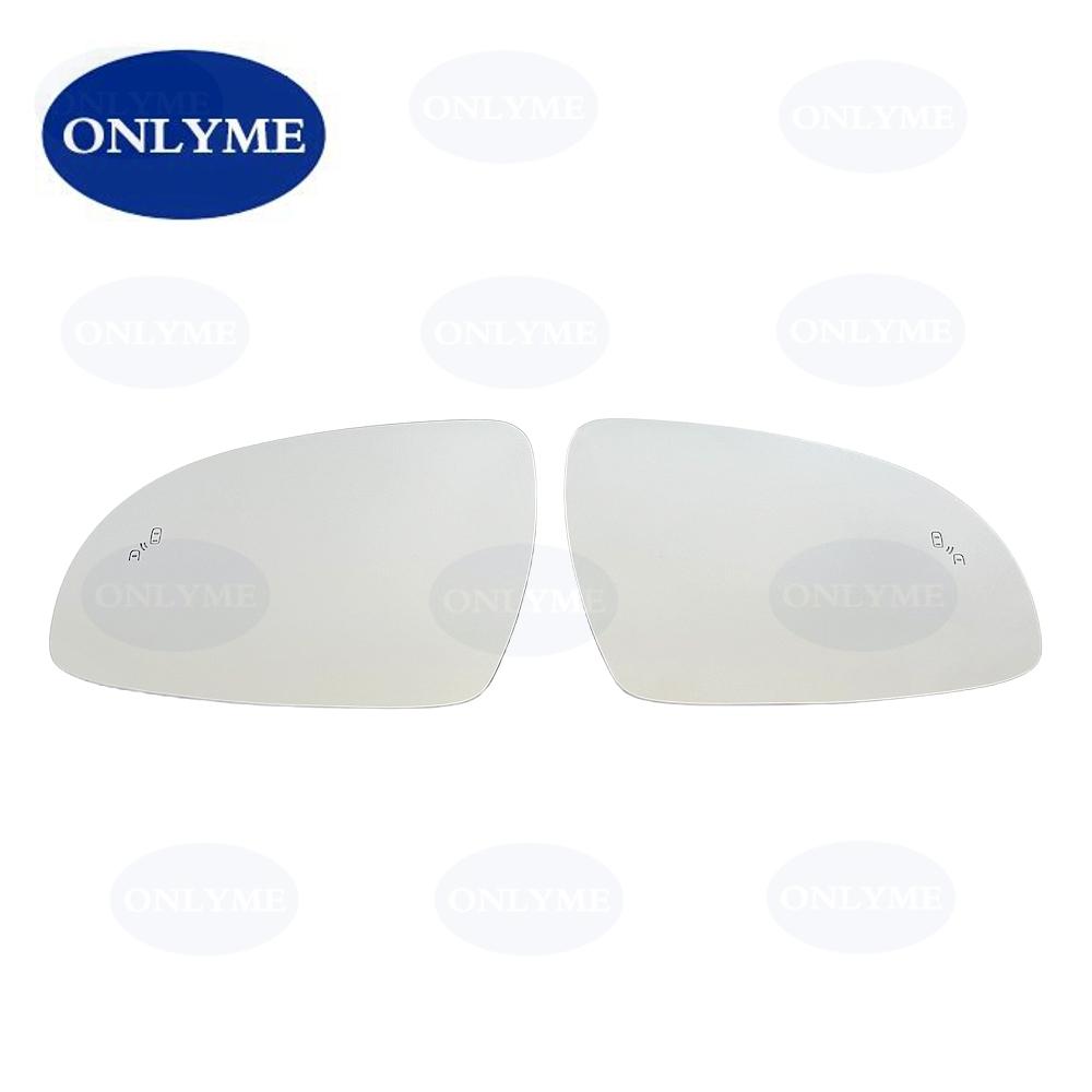 Car Suv Heated Convex Mirror Glass With Blind Spot Warning Light For Kia SPORTAGE 2016 2017 2018 an Version