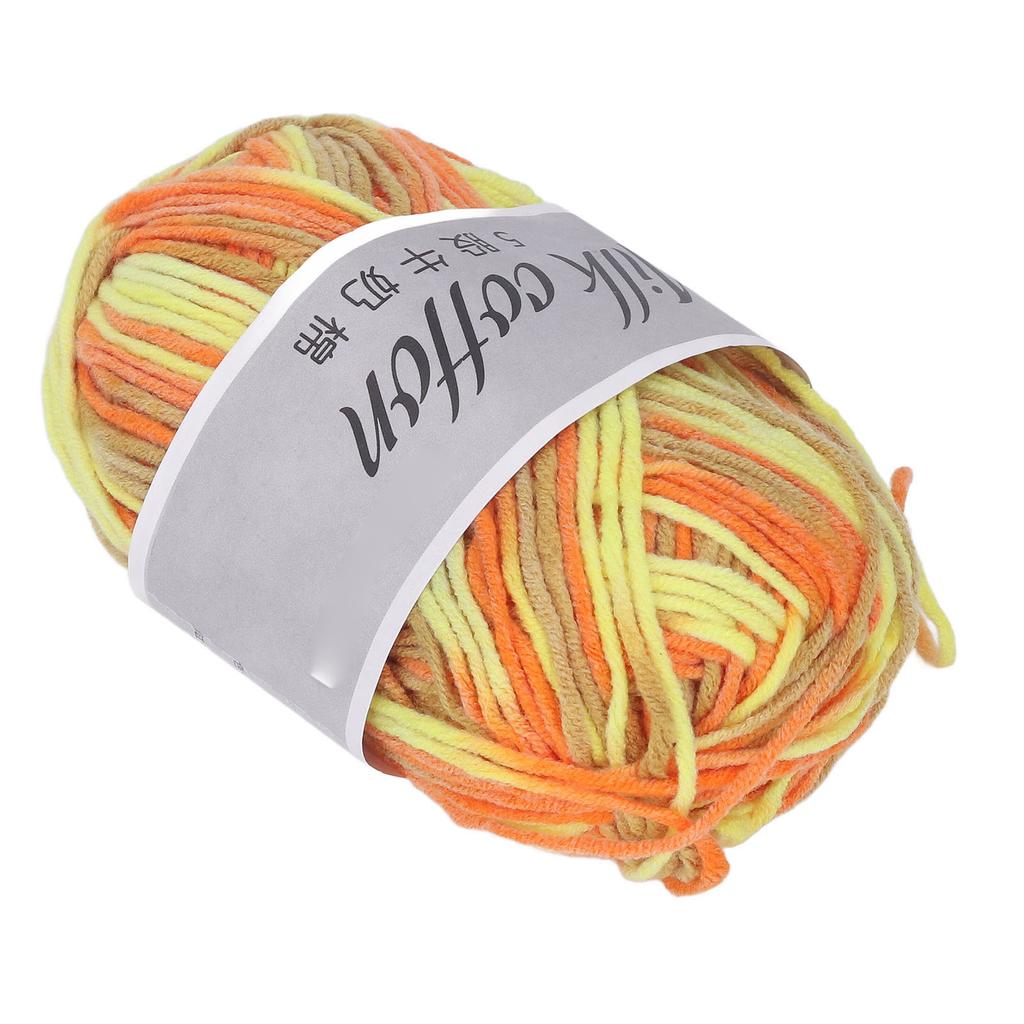 1 Stück 5 Fäden Häkelgarn Weich Bequem Atmungsaktiv Milchbaumwollgarn Häkeln Stricken Chunky