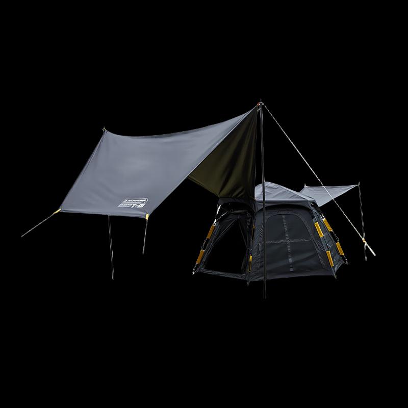 Automatic Hexagonal Tarp Tent