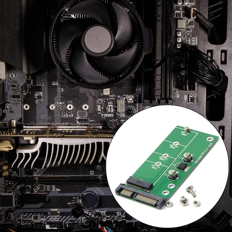 M.2 Hard Disk to SATA3 Adapter Card M.2 Interface to SATA3 2.5inch Serial Solid States Drive SATA3 Adapter for 2230 2242 2260