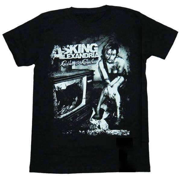 Asking Alexandria Band Albums Cotton T-Shirt For Men Women S