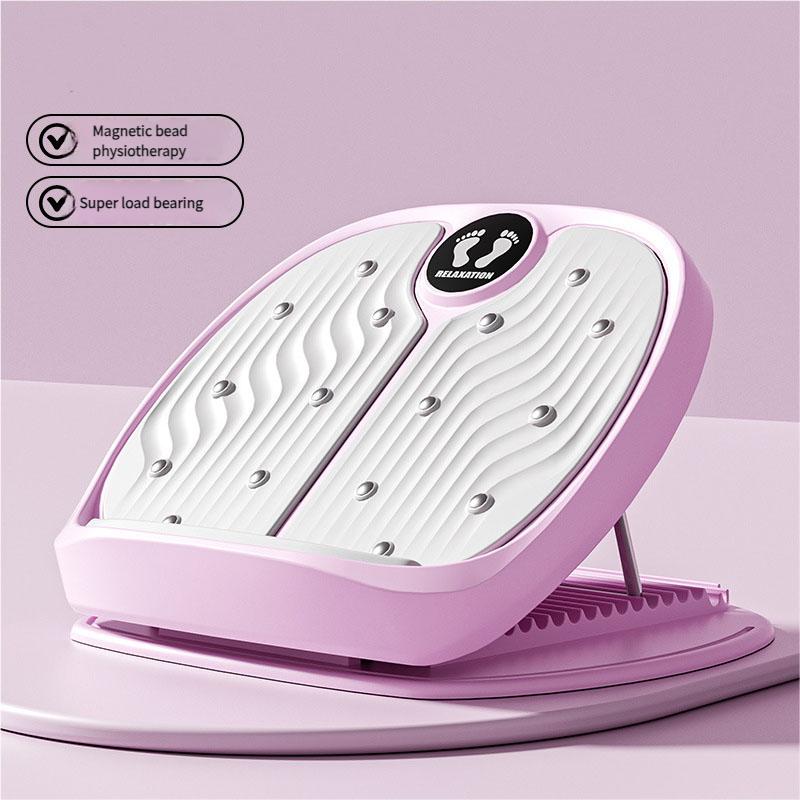 

Наклонная доска для растяжки икроножных мышц и мышц ног, тренажер для стоя, фитнес-оборудование для домашних тренировок, инструмент для похудения ног розовый