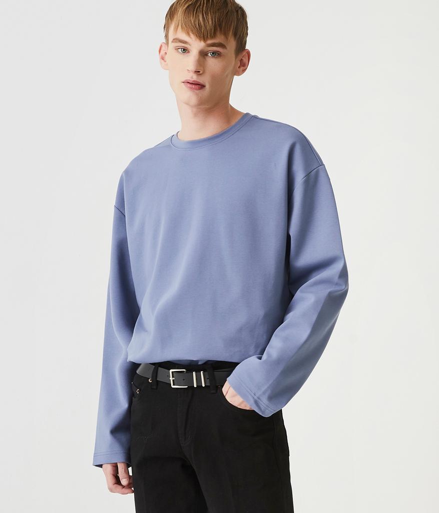TRILLION Essential Layered Long Sleeve T-Shirt_10 Colors (Type B)